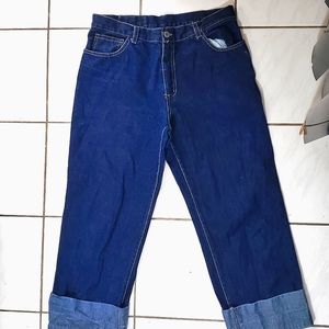 Wide leg croped jeans